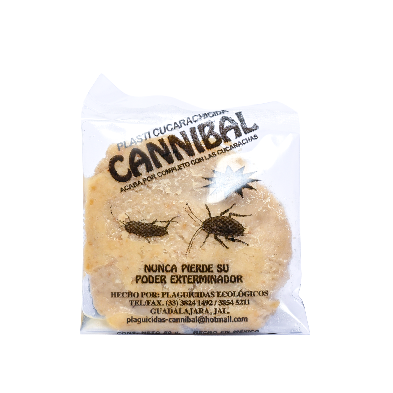 2PACK Cannibal® Cebo Ecologico Exterminador De Plagas Cajita 80g