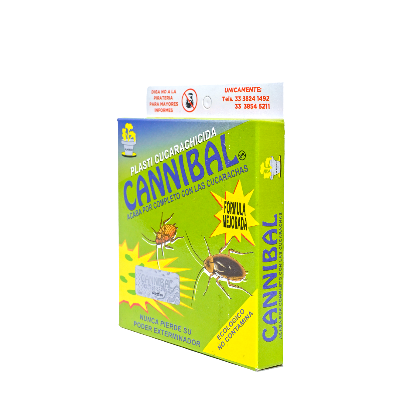 5 PACK Cannibal® Cebo Ecologico Exterminador De Plagas Cajita 80g
