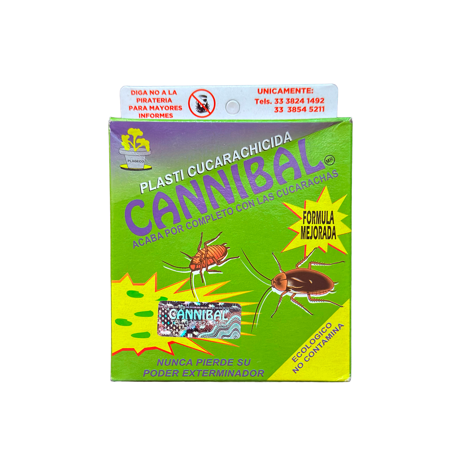 Cannibal® Cebo Ecologico Exterminador De Plagas Cajita 80g